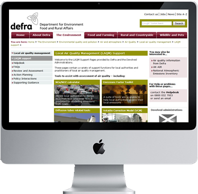 Defra website