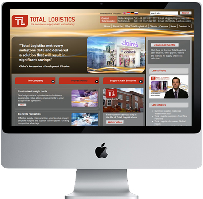 Total Logistics website